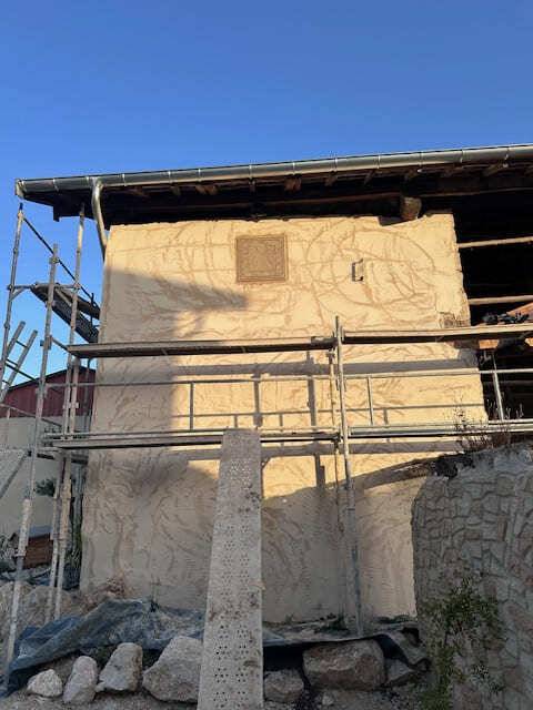 RENOVATION AVEC CREATION DE CADRAN SOLAIRE
